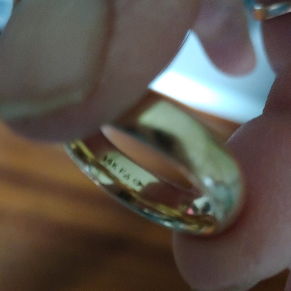 Vintage 14K yellow gold wedding band - Picture 7 of 12